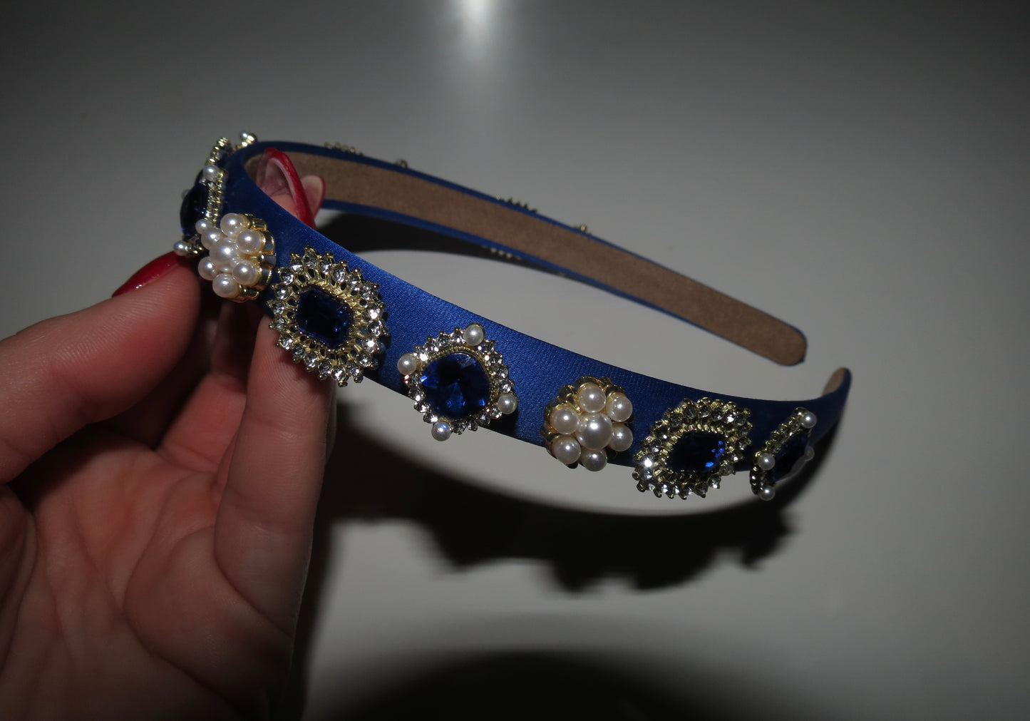 Yzabella Lux Headband (Blue)