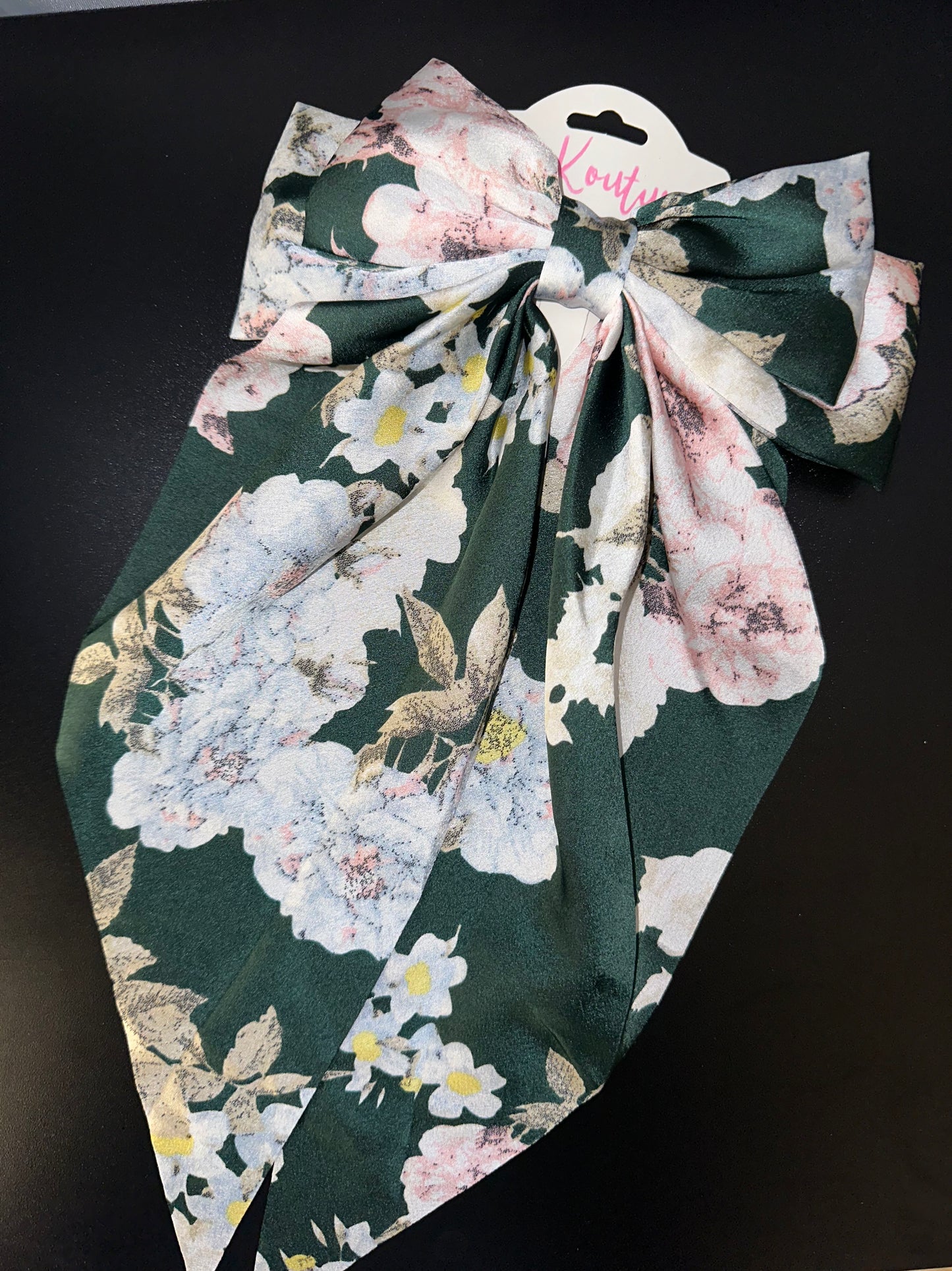 Ruti Flower Bow (Green)