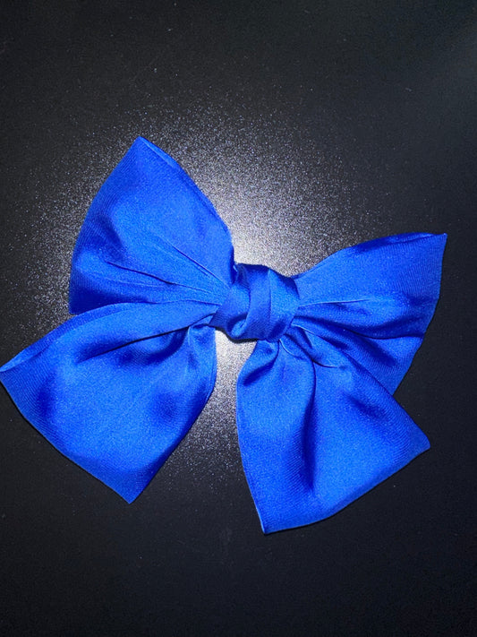 Blue Mini Coquette Bow