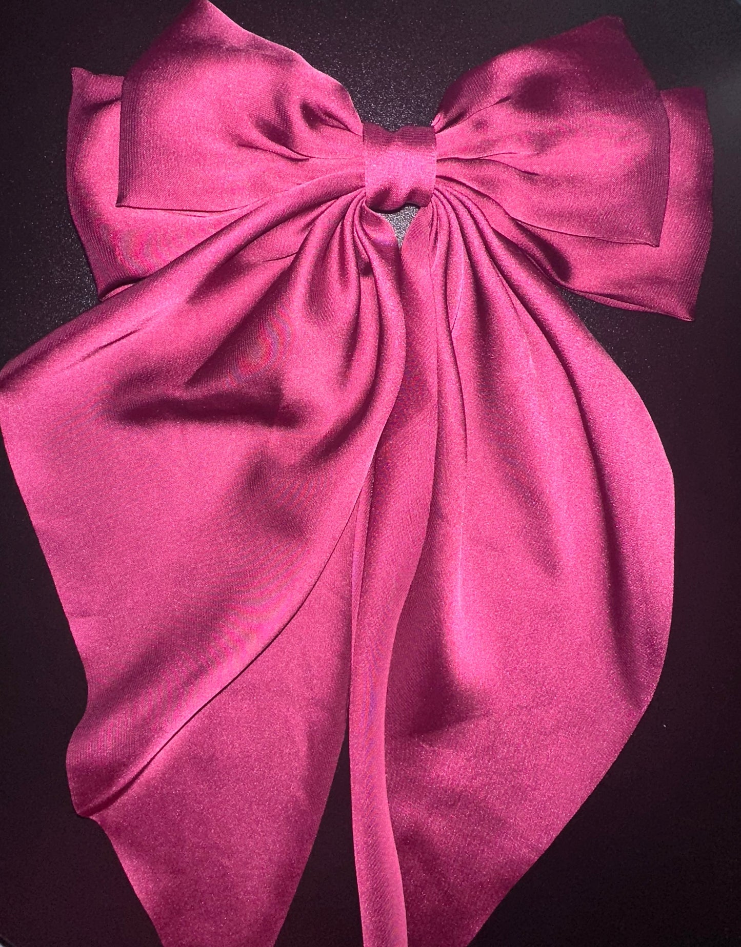 Plum Coquette Bow