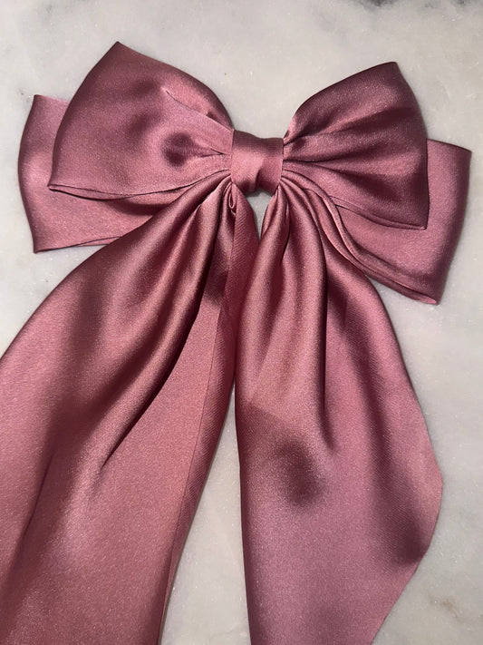 Miss Coquette Bow (Dusty Pink)