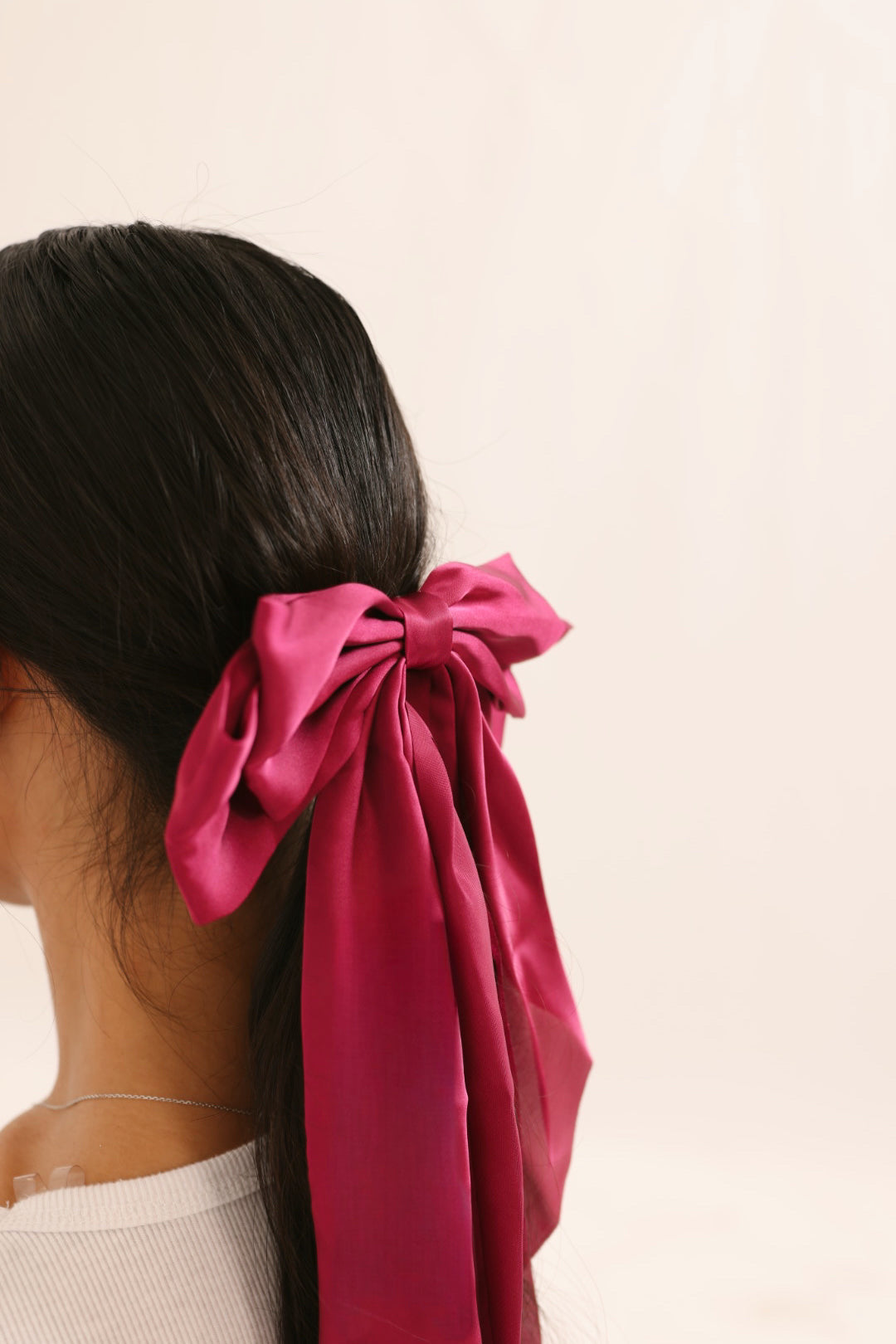 Plum Coquette Bow