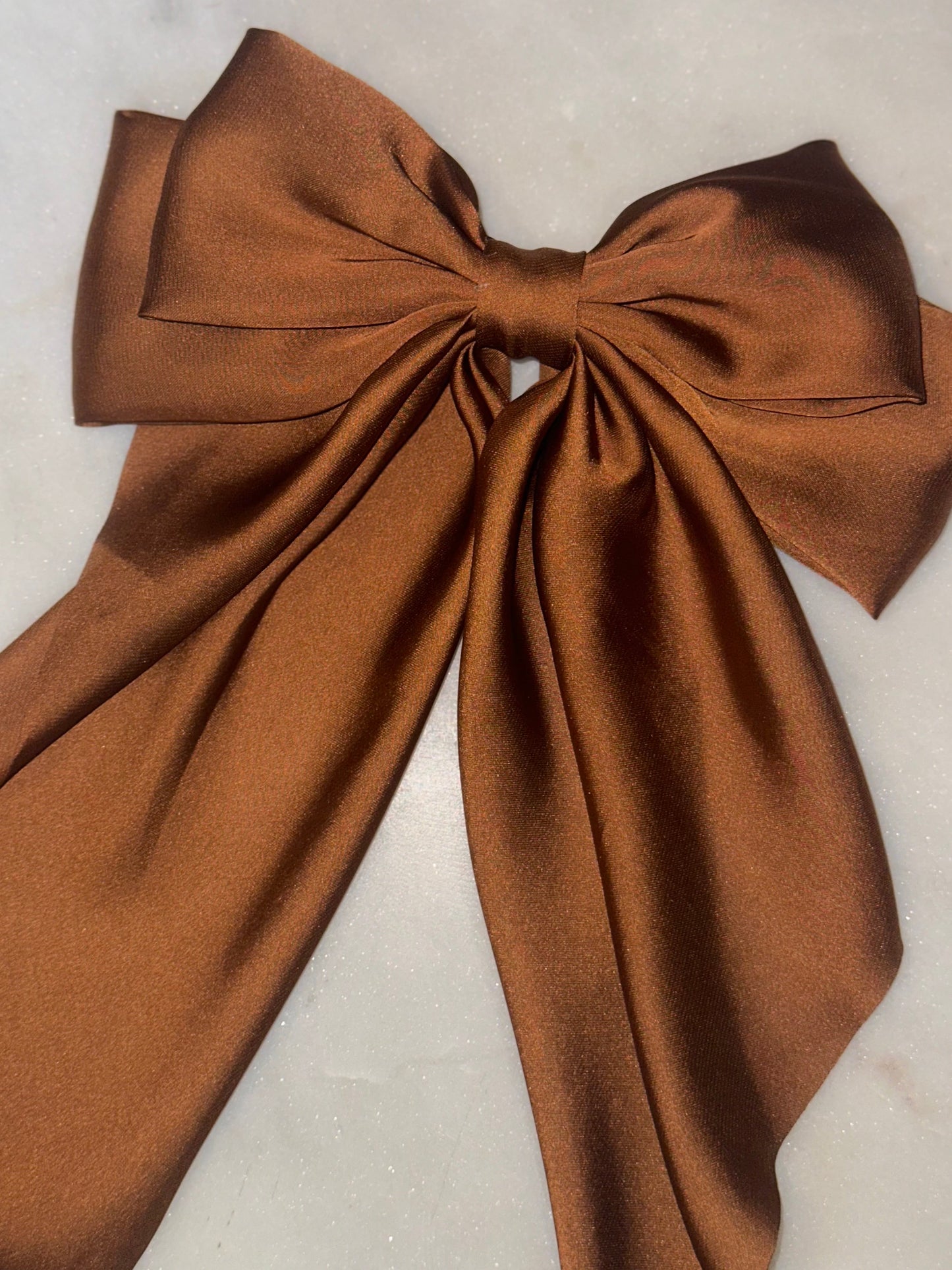 Camel Brown Coquette Bow