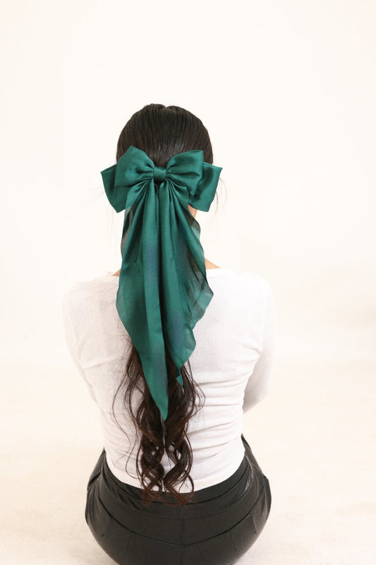 Forest Green Coquette Bow