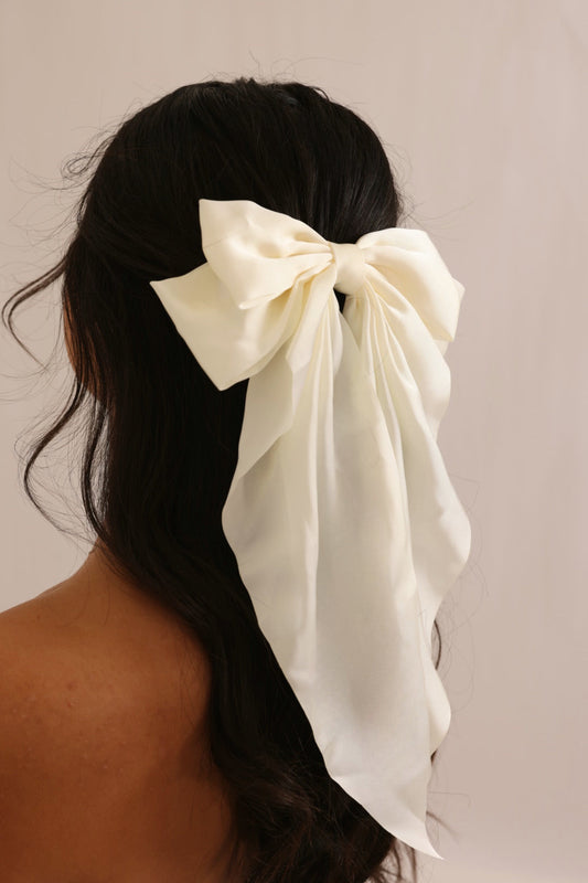 Ivory Coquette Bow